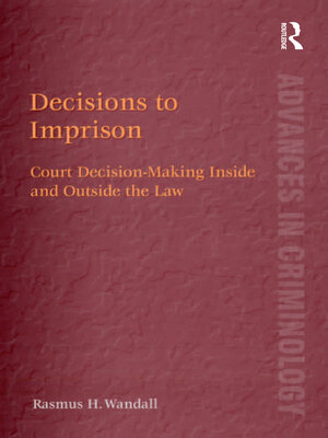 cover image of Decisions to Imprison